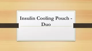 Buy Insulin Cool Pouch online from Arkray