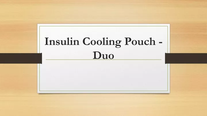 insulin cooling pouch duo