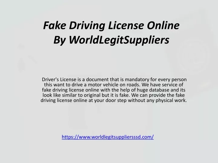 fake driving license online by worldlegitsuppliers