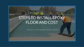 STEPS TO INSTALL EPOXY FLOOR AND COST