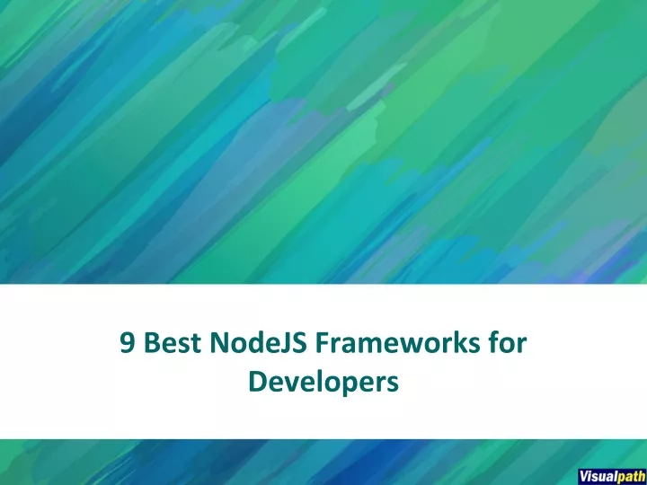 9 best nodejs frameworks for developers
