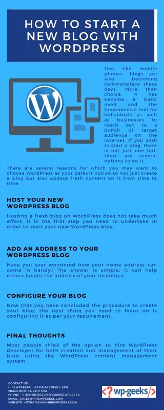 how to start a new blog with wordpress