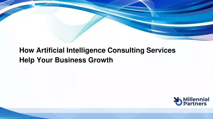 how artificial intelligence consulting services