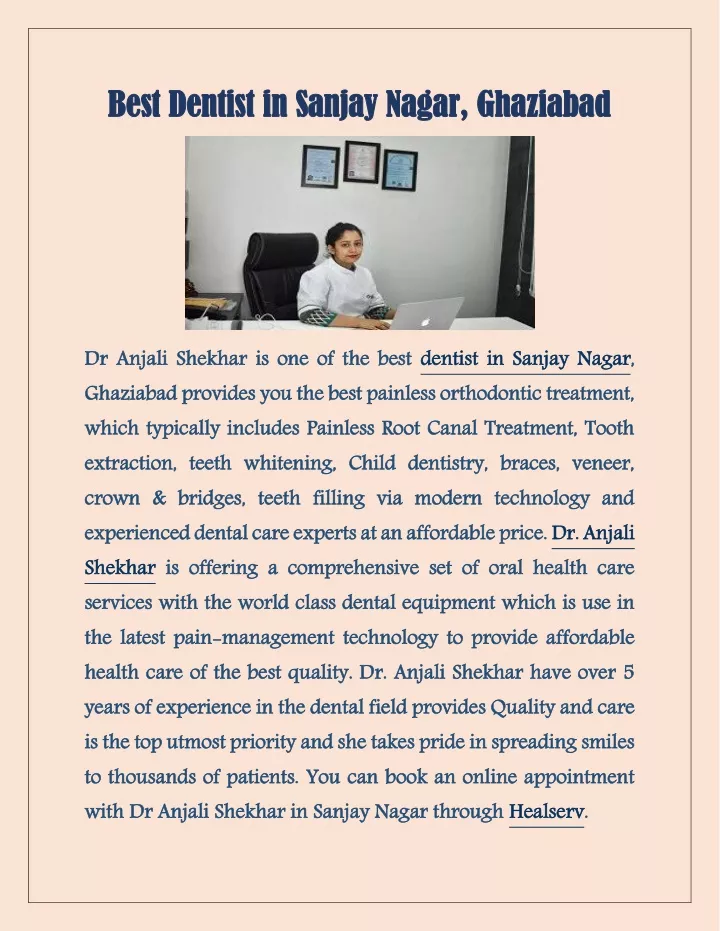 best dentist in sanjay nagar ghaziabad best