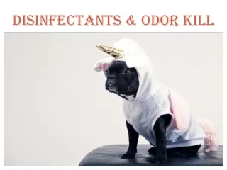 Disinfectants & Odor Kill
