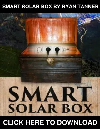 Smart Solar Box PDF, eBook by Ryan Tanner