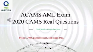 acams aml exam 2020 cams real questions
