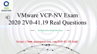 vmware vcp nv exam 2020 2v0 41 19 real questions