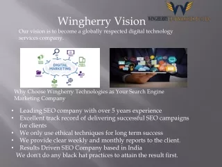 Top SEO Companies in Hyderabad – Wingherry