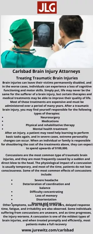 Carlsbad Brain Injury Attorneys