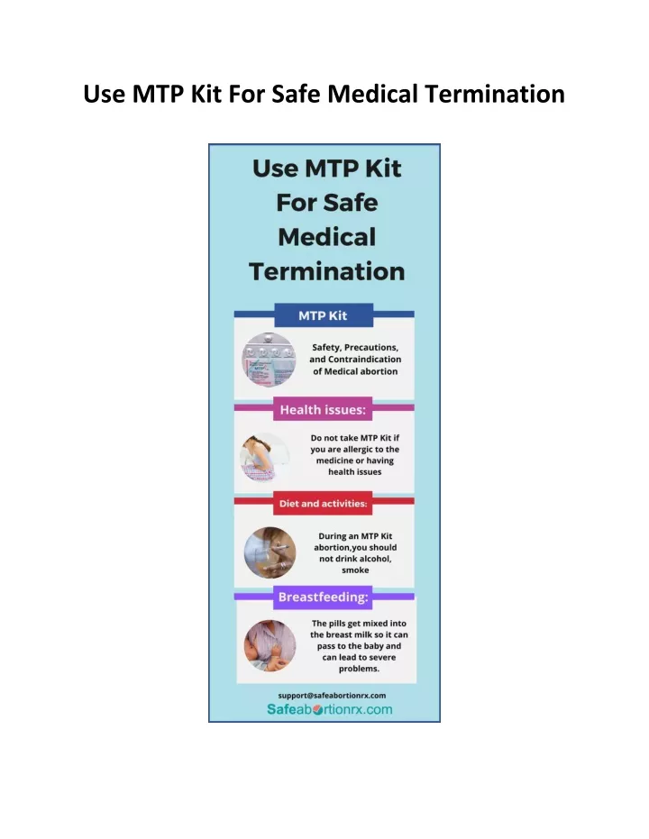 use mtp kit for safe medical termination