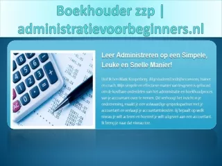 boekhouder zzp administratievoorbeginners nl