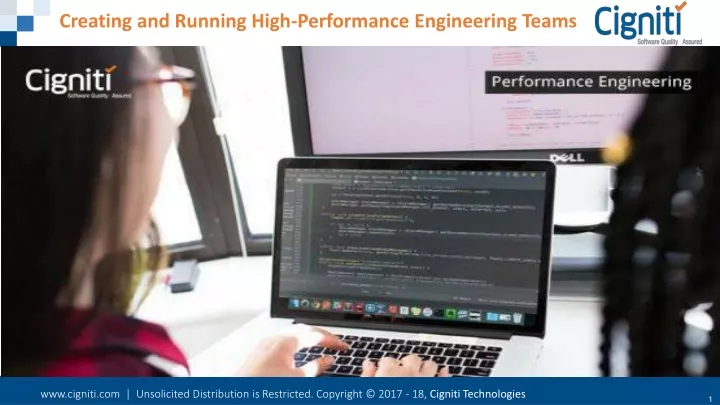 creating and running high performance engineering