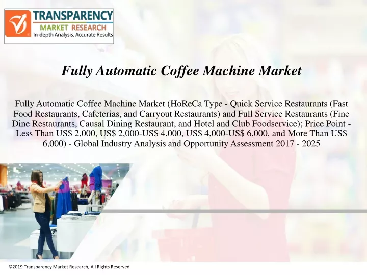 fully automatic coffee machine market