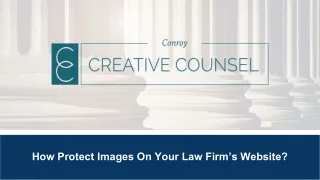 how protect images on your law firm s website