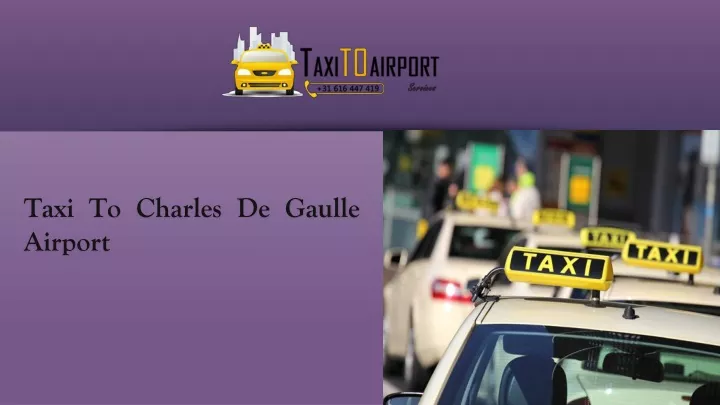 taxi to charles de gaulle airport