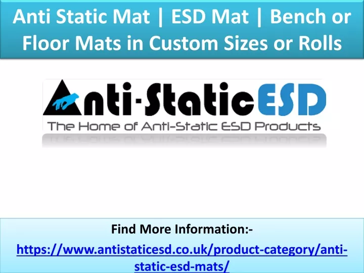 anti static mat esd mat bench or floor mats in custom sizes or rolls