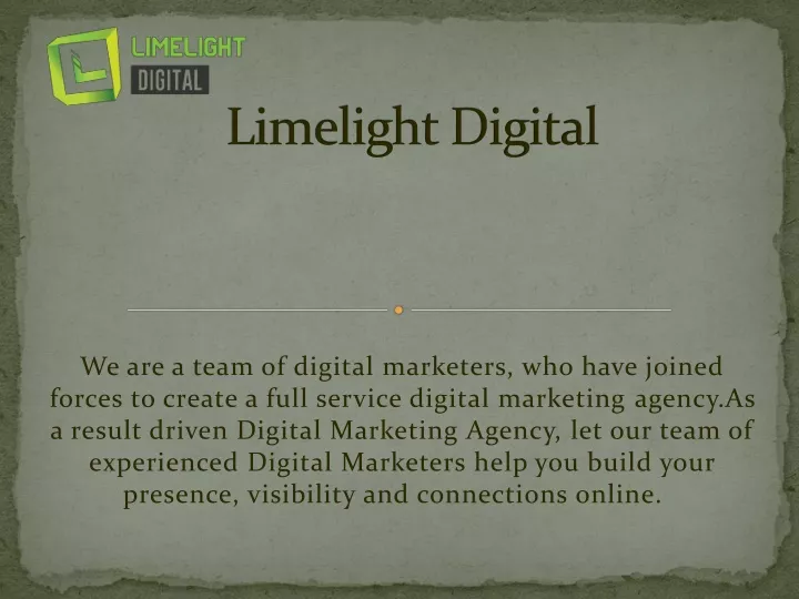 limelight digital