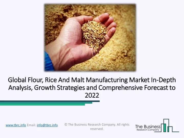 global flour rice and malt manufacturing market