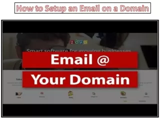 how to setup an email on a domain