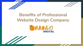 Benefits of Professional Website Design Company