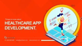 Things to know about a healthcare app development!