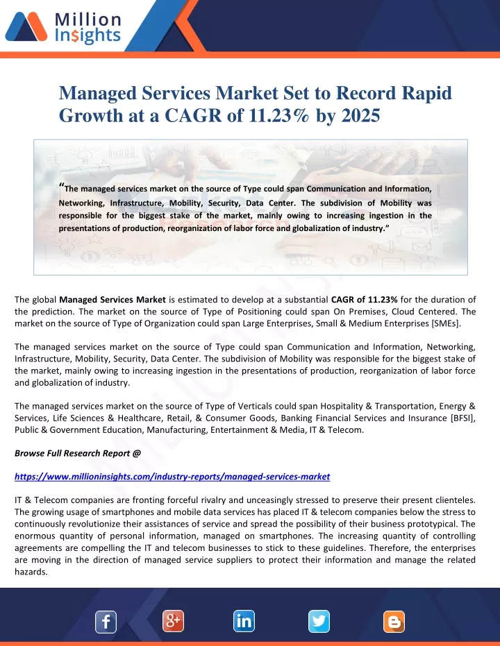 managed services market set to record rapid