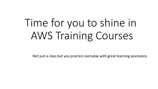 aws certified solutions architect training in chennai