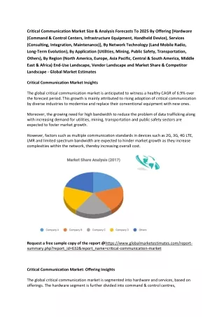 critical communication market size analysis