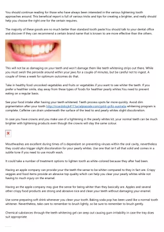 Discover Ways To Whiten, Your Tooth Your self