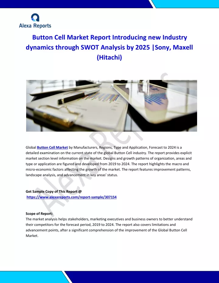button cell market report introducing