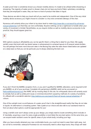 7 Things You Should Not Do With electric power wheelchair