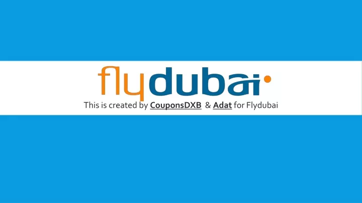 this is created by couponsdxb adat for flydubai