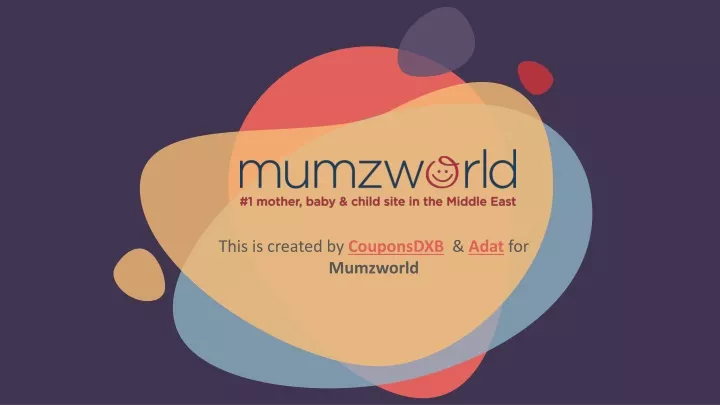 this is created by couponsdxb adat for mumzworld