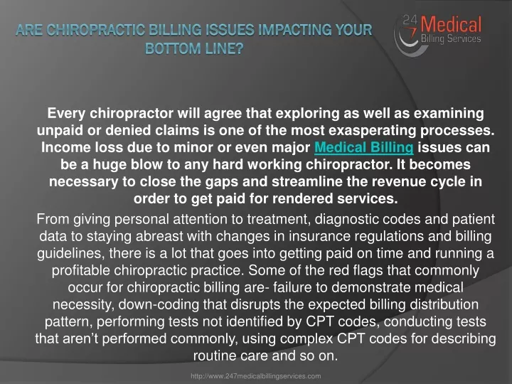 are chiropractic billing issues impacting your bottom line