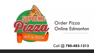 Order Pizza Online Edmonton - Superemepizza