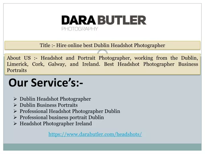 title hire online best dublin headshot