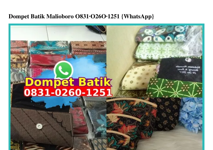 dompet batik malioboro o831 o26o 1251 whatsapp
