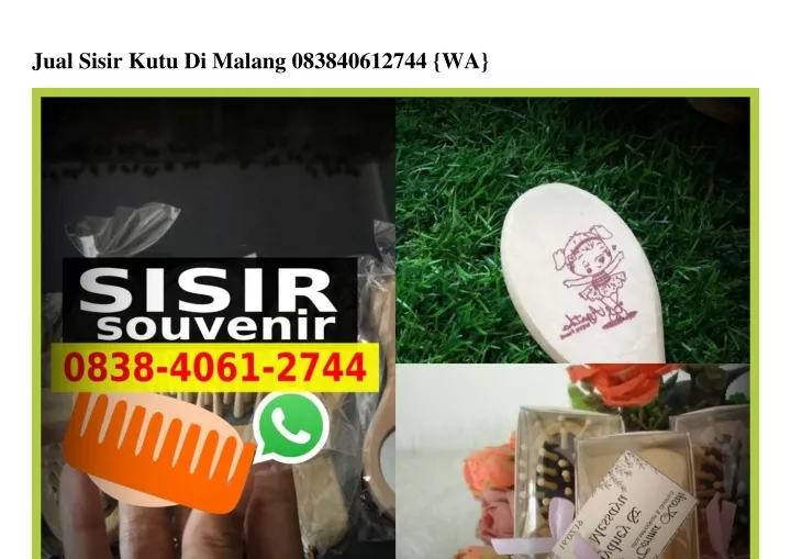 jual sisir kutu di malang 083840612744 wa