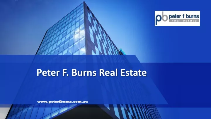 peter f burns real estate