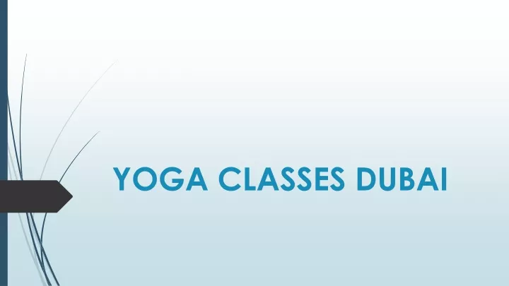 yoga classes dubai