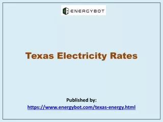 Texas Electricity Rates