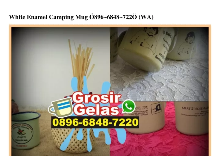 white enamel camping mug 896 6848 722 wa