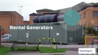 rental generators