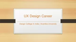 ux design career