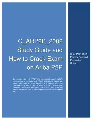 c arp2p 2002 study guide and how to crack exam
