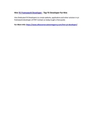 hire yii framework developer top yii developer