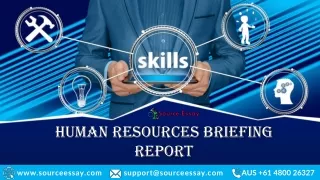 Human Resources Briefing Report