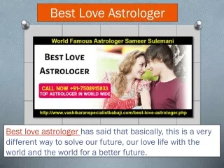 Best Love Astrologer In India - Sameer Sulemani