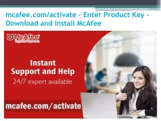 mcafee com activate enter product key download and install mcafee